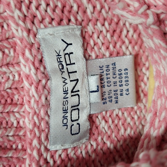Jones New York country sweater size large (InvW108) - Picture 3 of 4